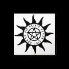 Pentagram Sun Metal prints 12"x12"