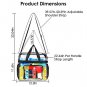 Clear Crossbody Bag Stadium Approved Clear Transparent Shoulder Bag FREE SHIPPING