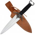 Historical Collectible Depth of Isolation Full Tang High Carbon Steel Dual Tone Dagger w/