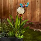 Metal Thermometer Garden Stake - Dragonfly FREE SHIPPING