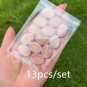 13pcs/set Witches Runes Divination Natural Healing Rose Quartz For Home Decor