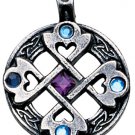 CELTIC CROSS HEART PENDANT FOR TRUE & HAPPY FRIENDSHIP FREE SHIPPING