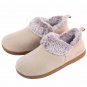 Fuzzy Fleece Liner Package Heel Memory Foam Slip-on Shoes