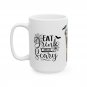 Halloween h-18 Classic White Ceramic Mug | 11oz & 15oz | Durable & Stylish