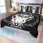 Gothic Three-Piece Duvet Bedding Set â Washable Polyester Quilt Cover & Pillowcases
