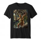 Heavy Cotton Men T-Shirt Warrior Borneo#WB1