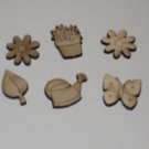 Gardening Buttons/Charms