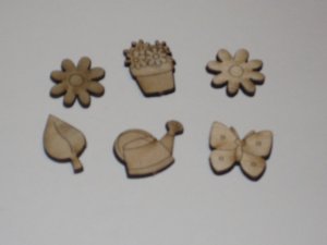 Gardening Buttons/Charms