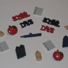 School Days Buttons/Charms
