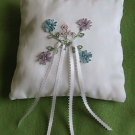 Delicate Flower Ring Bearer Pillow