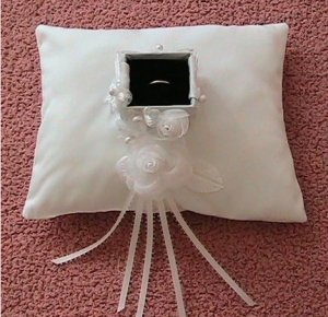 Ring Bearer pillow with Ring Carrier