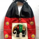 Ceylon Women Hand Embroidery Tote Bag Canvas Vintage Elephant Style Bag Cotton