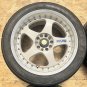 JDM NISMO RAYS LM GT2 17 inch 9J +15 114.3 5 hole Nismo Rays LMGT2 white old log