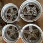 JDM work ewing 17 inch 9J off+20 4wheels bend distortion no damage can No Tires