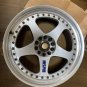 JDM RAYS Nismo LMGT1 4Wheels 18x9+24 Silver for BNR32 No Tires