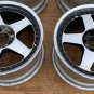 JDM Rare 3 piece veilside Veilside 17 inch aluminum wheels 8J ET29 9J ET35 PCD11