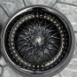 JDM WORK VS XV 18 inch 9.5J +14 9.5J +8 pcd100 5 hole 5h work black al No Tires