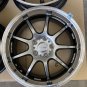 JDM WORK Emotion D9R 4Wheels no tires 18x7.5+53 5x112