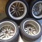 JDM Rare NSX size Racing Hart 4Wheels no tires 16x8+38 17x8.5+35 5x114.3