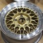 JDM B78 Vintage forged BBS RS046 15X6.5J+25 PCD114.3 hub diameter 73mm No Tires
