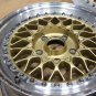 JDM B78 Vintage forged BBS RS046 15X6.5J+25 PCD114.3 hub diameter 73mm No Tires