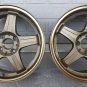JDM RAYS TRD T3 15 inch 6.5J+35 PCD100 4 holes forged