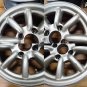 JDM BR black racing 8 spoke wheel 15 inch 6.5J +17 PCD114.3 4 hole 4wh No Tires