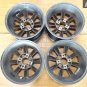 JDM BR black racing 8 spoke wheel 15 inch 6.5J +17 PCD114.3 4 hole 4wh No Tires