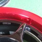 JDM Rare Vintage ENKEI Racing S black red 4wheels 156.5J+45 pcd100 Vit No Tires