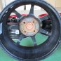 JDM Rare Vintage ENKEI Racing S black red 4wheels 156.5J+45 pcd100 Vit No Tires
