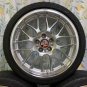 JDM Super highest grade BBS RSGT 985A forged 19 inch wheel silver PCD120 OFF+33