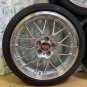 JDM Super highest grade BBS RSGT 985A forged 19 inch wheel silver PCD120 OFF+33