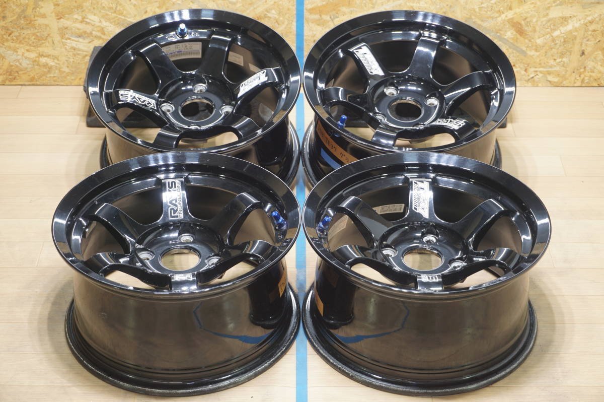 JDM I713RareRAYS VOLK TE37 Gravel PCD100 7J+0 AE86 Ultralight No Tires