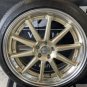 JDM no scratches weds Tire width 245 mm aspect ratio 40% rim diameter No Tires