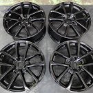 JDM Black repainted Subaru WRX S4 Genuine Enkei 18 inch 8.5J IS55 PCD1 No Tires