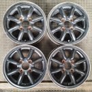 JDM : S51764wheels146J 4x114.3 ET+40 Hub 73 Black Racing etc. Made in No Tires