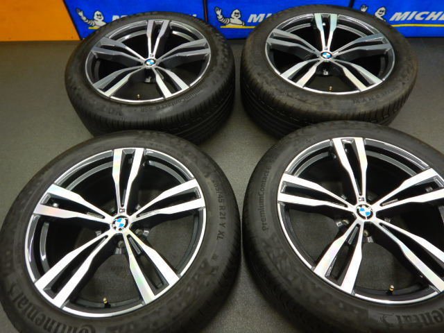 JDM BMW X7 G07 Double spoke styling 754M+Continental premium contact No Tires