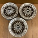 JDM BBSRS2596 1/2 JX15H2 ET36 wheel set of 3 15 inch 4 hole PCD114.3 w No Tires