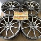 JDM Yokohama Advan Racing RS VW genuine center cap 17 8j +47 silver gr No Tires