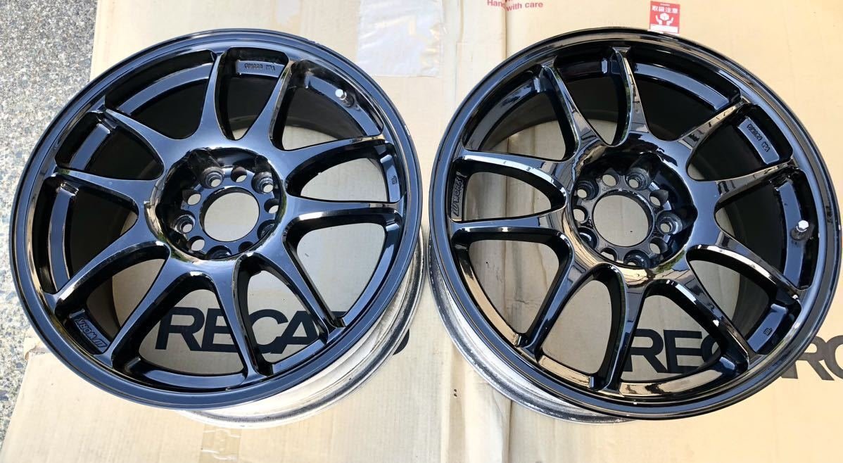 JDM WORK Emotion black 17 inch 8JJ5 hole 114.3 offset 42 No Tires