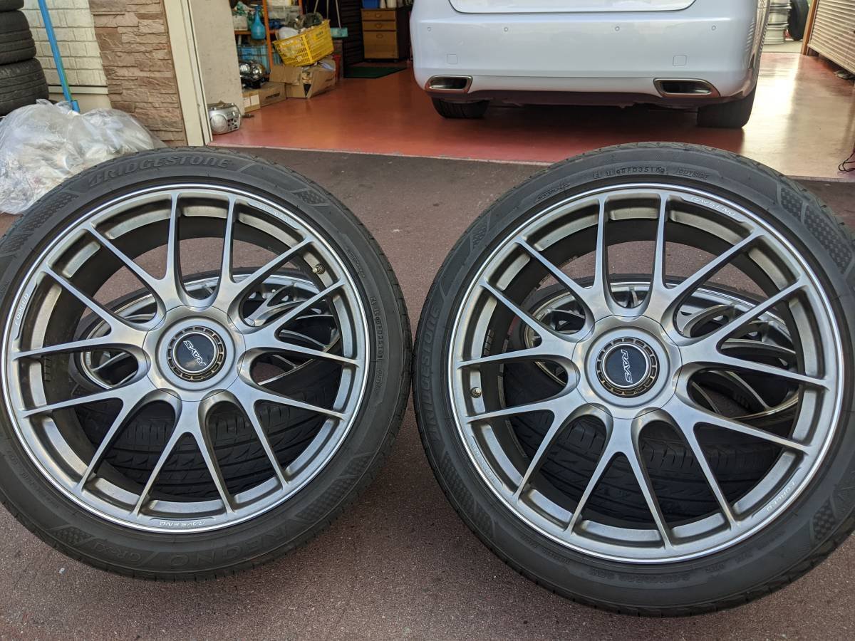 JDM Luxury Forged Rays Volk Racing Mesh Lexus LS460 LS600 BMW 8.5J PCD No Tires