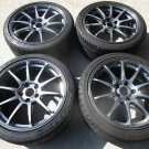 JDM SSR GTV02 18in PCD114.3 5 hole 9JJ OFF+45 255/35R18 Lancer Evo Imp No Tires