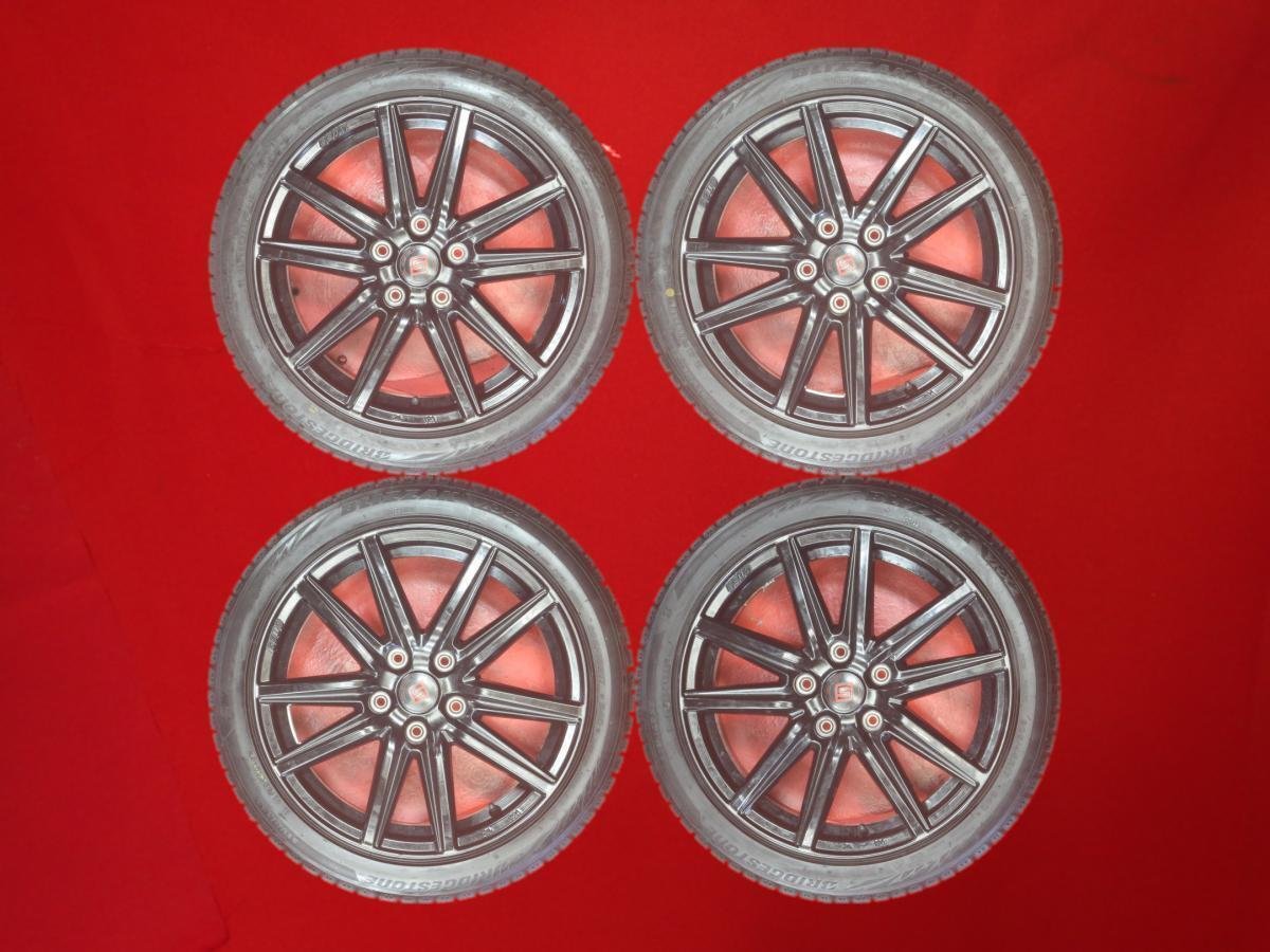 JDM Studless 5W spoke type 1P+Bridgestone Brizac VRX2 205/45R17 8.5 mi No Tires