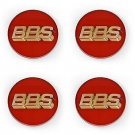 JDM In Stock Available BBS Red Emblem Center Cap Φ70 w/Ring 4pcs