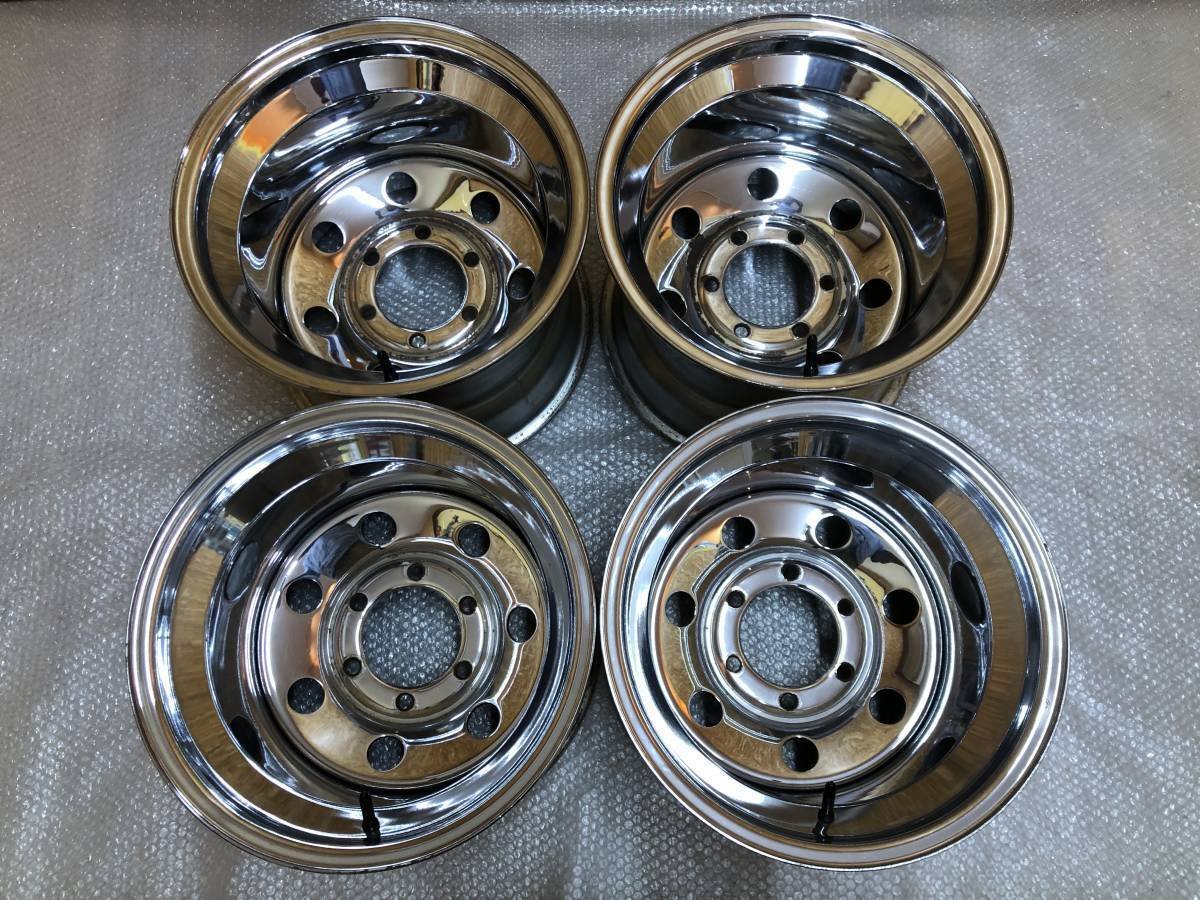 JDM Modular 15inch 12J Plated Steel Wheel 139.7 YN100 LN100 Hilux 60 R No Tires