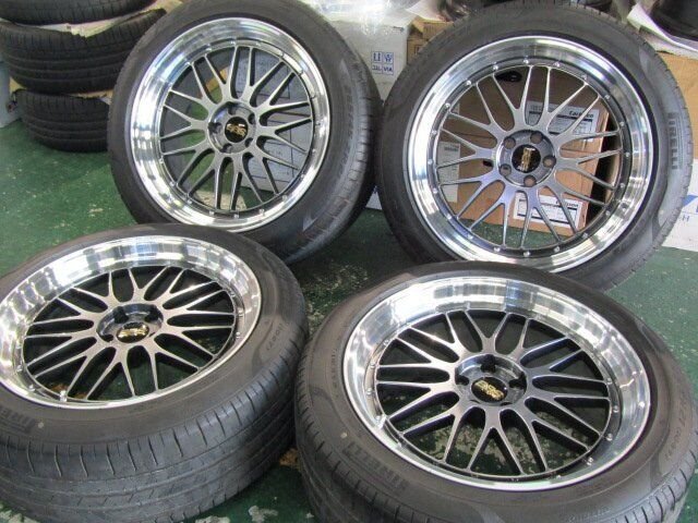 JDM Slightly used BBS LM Tire width 265 mm aspect ratio 40% rim diamet No Tires