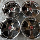 JDM workLS/188j+38/5 hole PCD114.3/4wheels set Vintage plating USDM re No Tires