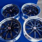 JDM WORK SCHWERT Shubert F 9.5J/+38 R 10.5J/+18 PCD 114.3 4wheels set No Tires