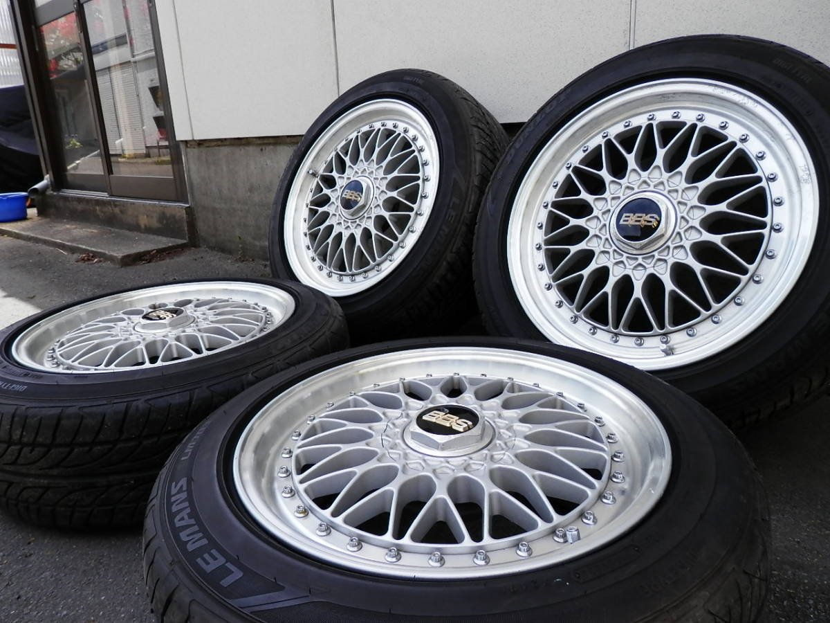 JDM No scratches BBS RS Tire width 215 mm aspect ratio 55% rim diamet No Tires