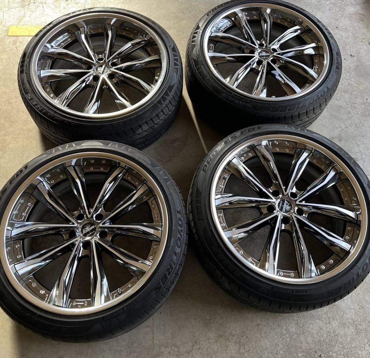 JDM weds Kranze Graben A Tire width 245 mm aspect ratio 40% rim diamet ...